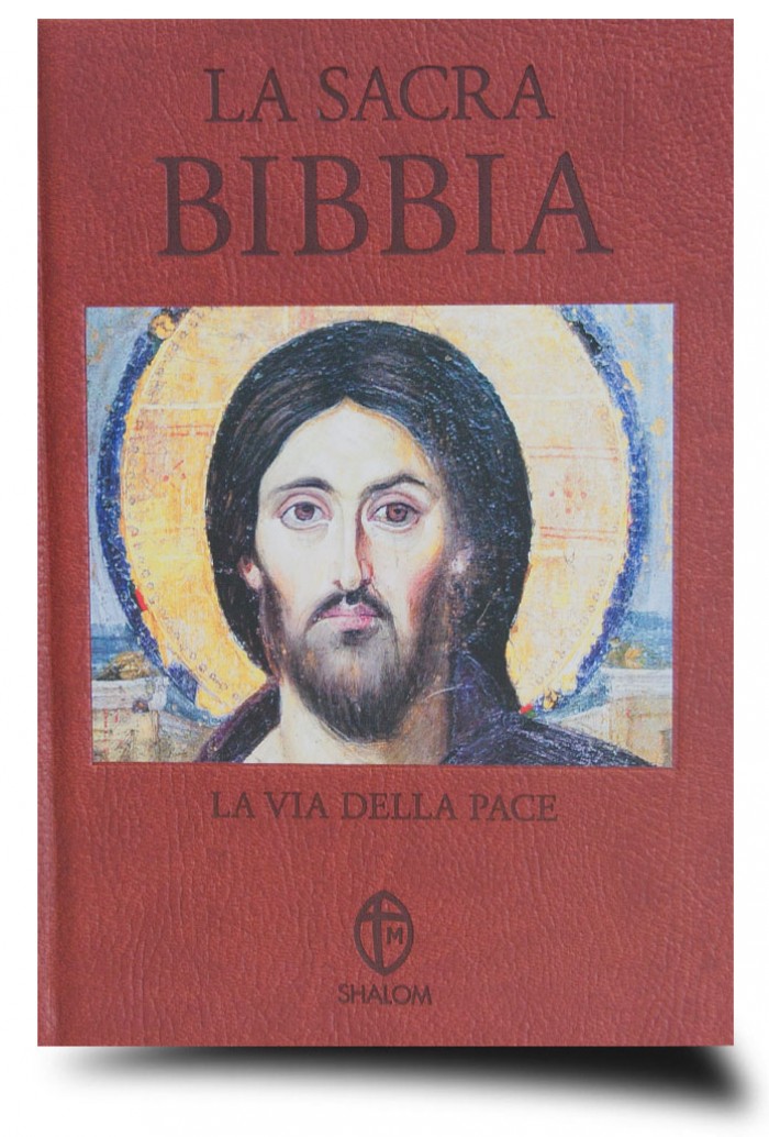 La Sacra Bibbia. La via della Pace. Edizione a caratteri grandi in ecopelle marrone